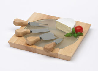 set de couteaux à fromage publicitaire - tir bouchon publicitaire