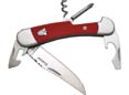 rouge - couteau publicitaire Laguiole personnalisable multifonctions, manche G10 rouge