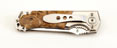 couteau publicitaire avec lame large marron clair-argent - Vue n° 2
